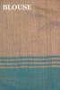 Exquisite Master Weave Handloom Dhakai Jamdani Tussar Silk Saree